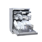 ⁦جنرال سوبريم غسالة صحون ,8 برامج,14 مكان,3 رف,تجفيف,نصف تحميل,,فضي, GS9260SSA⁩ - الصورة ⁦4⁩