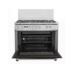 ⁦جنرال سوبريم, موقد طبخ غاز, مقاس 90*60 سم, 5 شعلات, امان كامل, شواية, حامل GS9060FRGS⁩ - الصورة ⁦2⁩