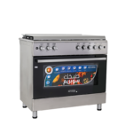 ⁦جنرال سوبريم , موقد طبخ غاز , مقاس 90*60 سم, 5 شعلات غاز, دعائم القدور من الحديد الزهر GSF9S50G2-VI⁩ - الصورة ⁦5⁩