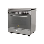 ⁦كريازي , موقد طبخ غاز , مقاس 80*60 سم, 5 شعلات ,شواية , امان كامل , ستيل , KZ8600SM/2⁩ - الصورة ⁦2⁩