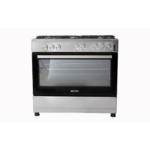 جنرال سوبريم, موقد طبخ غاز, مقاس 90*60 سم, 5 شعلات,حامل قدور زهر تركيا GS9060FGX