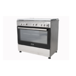 ⁦جنرال سوبريم, موقد طبخ غاز, مقاس 90*60 سم, 5 شعلات,حامل قدور زهر تركيا GS9060FGX⁩ - الصورة ⁦4⁩