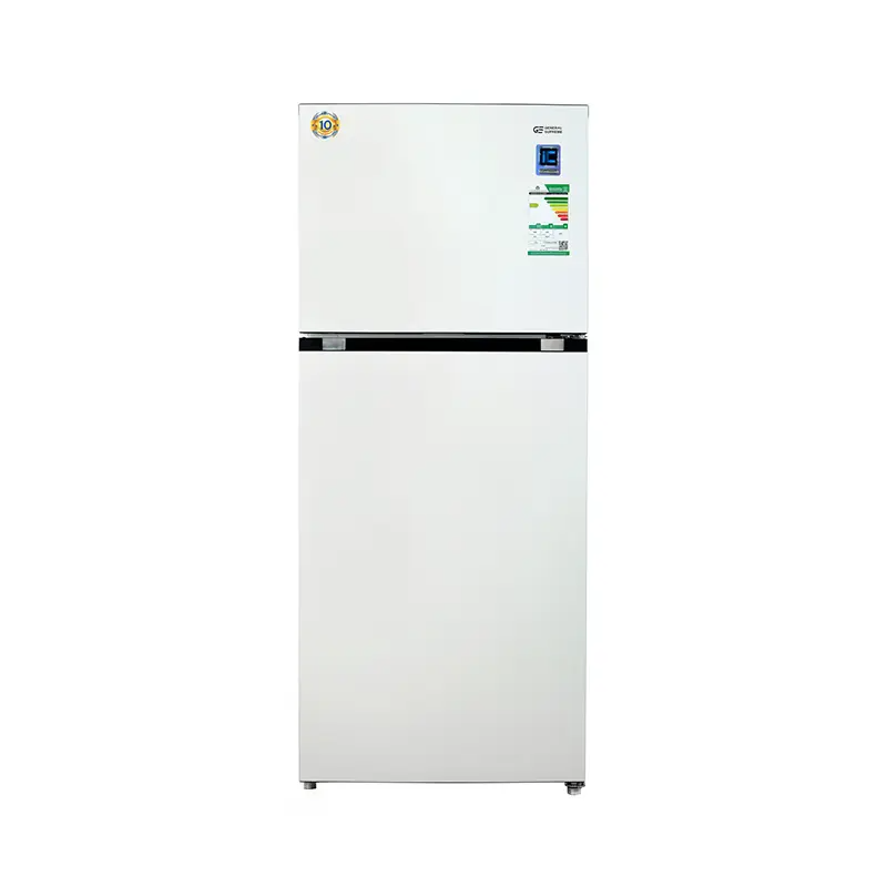 KYx9ReRZsm8H1EEDwJ3Zr0WYbnz0o3l6 جنرال سوبريم , ثلاجة بابين مع فريزر علوي ,14.49قدم ,410 لتر, انفرتر ,ابيض GS52MI - الصورة 1