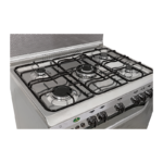 ⁦كريازي , موقد طبخ غاز , مقاس 80*60 سم, 5 شعلات ,شواية , امان كامل , ستيل , KZ8600SM/2⁩ - الصورة ⁦5⁩