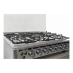 ⁦جنرال سوبريم فرن غاز، 5 شعلات ، 55*80 سم، استيل، اشعال ذاتى, مصري, GS8055FNGS⁩ - الصورة ⁦5⁩