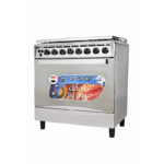 ⁦جنرال سوبريم فرن غاز، 5 شعلات ، 55*80 سم، استيل، اشعال ذاتى, مصري, GS8055FNGS⁩ - الصورة ⁦6⁩