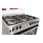 ⁦جنرال سوبريم , موقد طبخ غاز , مقاس 90*60 سم, 5 شعلات غاز, دعائم القدور من الحديد الزهر GSF9S50G2-VI⁩ - الصورة ⁦2⁩