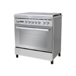 ⁦جنرال سوبريم , موقد طبخ غاز , مقاس 55*80 سم, 5 شعلات غاز , أمان كامل ,ستيل , مصري GS8055FRGS⁩ - الصورة ⁦8⁩