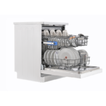 ⁦جنرال سوبريم غسالة صحون ,8 برامج,15 مكان,3 رف,تجفيف,نصف تحميل, أبيض ,GSDW1538WVT⁩ - الصورة ⁦5⁩