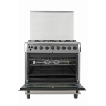 ⁦جنرال سوبريم فرن غاز، 5 شعلات ، 55*80 سم، استيل، اشعال ذاتى, مصري, GS8055FNGS⁩ - الصورة ⁦7⁩