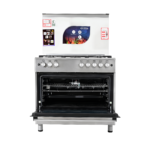 ⁦جنرال سوبريم , موقد طبخ غاز , مقاس 90*60 سم, 5 شعلات غاز, دعائم القدور من الحديد الزهر GSF9S50G2-VI⁩ - الصورة ⁦4⁩