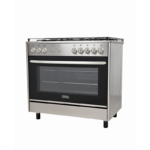 ⁦جنرال سوبريم , موقد طبخ غاز , مقاس 90*60 سم, 5 شعلات غاز ,شواية , امان كامل ، ستيل ، ايطالي GS-96X⁩ - الصورة ⁦3⁩