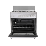 ⁦جنرال سوبريم , موقد طبخ غاز , مقاس 55*80 سم, 5 شعلات غاز , أمان كامل ,ستيل , مصري GS8055FRGS⁩ - الصورة ⁦7⁩