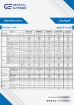 ⁦جنرال سوبريم دكت سعة 32,000 وحدة، حار/بارد GSDU36X⁩ - الصورة ⁦8⁩