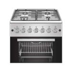 ⁦جنرال سوبريم , موقد طبخ غاز , مقاس 60*60 سم, 4 شعلات غاز أوروبية الصنع امان كامل GSF6TS40G2-HI⁩ - الصورة ⁦2⁩