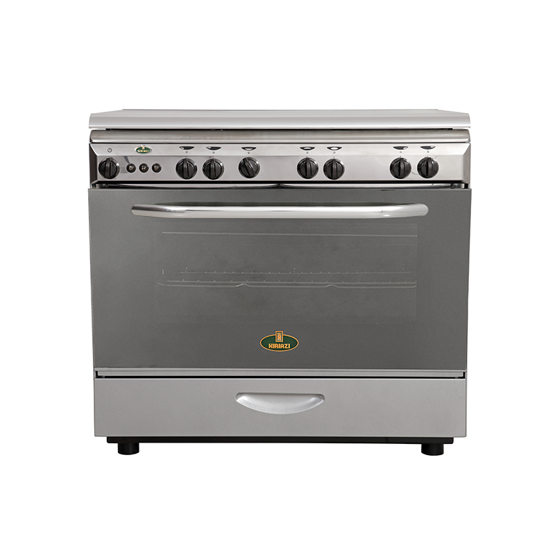 qU8TKBTZltPxNB0qnjdqA413scrnL6F6 كريازي , موقد طبخ غاز , مقاس 90*60 سم, 5 شعلات ,شواية , امان كامل , ستيل ,KZ9600SM/2 - الصورة 1