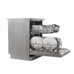 ⁦جنرال سوبريم غسالة صحون ,6 برامج,13 مكان,2 رف,تجفيف,نصف تحميل, سلفر GSDW1326SVT⁩ - الصورة ⁦7⁩