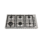 جنرال سوبريم بلت ان سطح غاز 90سم 6 عيون, الحديد زهر استيل ايطالي