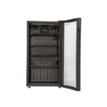 ⁦جنرال سوبريم , ثلاجة عرض باب واحد زجاجي ,92 لتر ,اسود ,GS132⁩ - الصورة ⁦5⁩