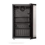 ⁦جنرال سوبريم , ثلاجة عرض باب واحد زجاجي ,92 لتر ,اسود ,GS132⁩ - الصورة ⁦6⁩