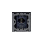 ⁦فيش منفذ دش بيانو رصاصي خشبي⁩ - الصورة ⁦2⁩