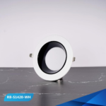 ⁦كشاف ريبون ضد التوهج فريم أبيض مقاس20/14وات ريبون BTM⁩ - الصورة ⁦2⁩