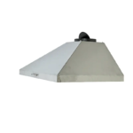 ⁦جنرال سوبريم , شفاط مدمج جداري مع مدخنة تصميم هرمي 60سم , معدل الشفط 450 م 3 / ساعة , 3 سرعات للمروحة ,ستانلس ستيل⁩ - الصورة ⁦3⁩