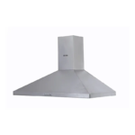 ⁦جنرال سوبريم , شفاط مدمج جداري مع مدخنة تصميم هرمي 90سم , معدل الشفط 1000 م 3 / ساعة , 3 سرعات للمروحة ,ستانلس ستيل⁩ - الصورة ⁦4⁩