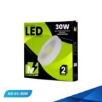 ⁦كشاف لطش كوب مستر ليد 30 وات مقاس 20 سم ريبون⁩ - الصورة ⁦3⁩