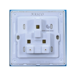 ⁦فيش مفرد 13 امبير - رصاصي ناسكو⁩ - الصورة ⁦2⁩